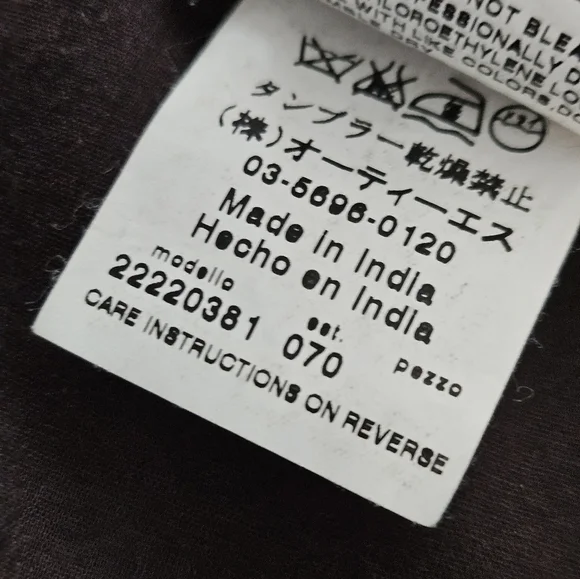 Max Mara SportMax Cotton Empire Midi Dress Size 10 Brown Quiet Luxury Regency - Picture 11 of 12